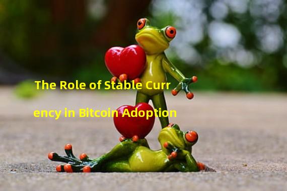 The Role of Stable Currency in Bitcoin Adoption