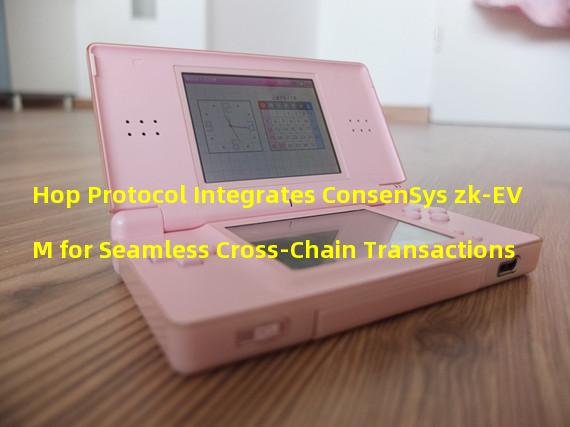 Hop Protocol Integrates ConsenSys zk-EVM for Seamless Cross-Chain Transactions