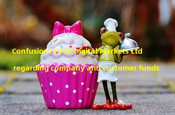 Confusion in FTX Digital Markets Ltd regarding company and customer funds