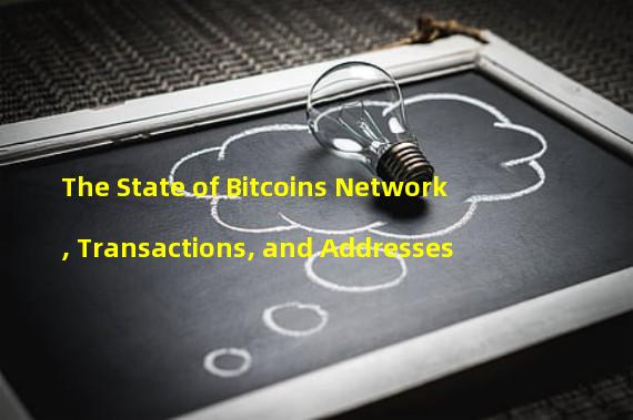 The State of Bitcoins Network, Transactions, and Addresses