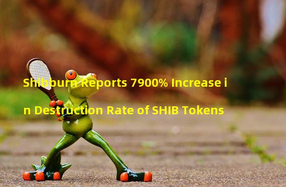 Shibburn Reports 7900% Increase in Destruction Rate of SHIB Tokens