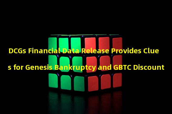 DCGs Financial Data Release Provides Clues for Genesis Bankruptcy and GBTC Discount 