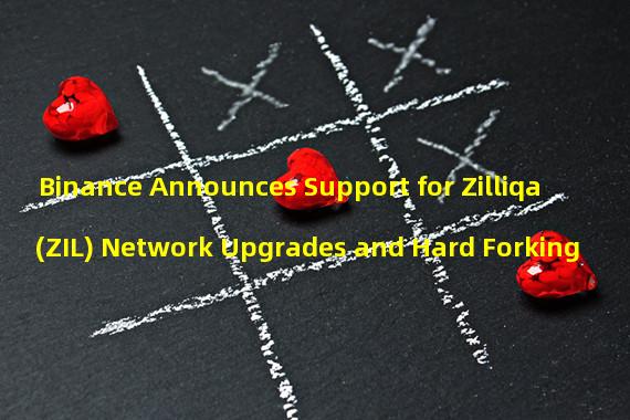 Binance Announces Support for Zilliqa (ZIL) Network Upgrades and Hard Forking