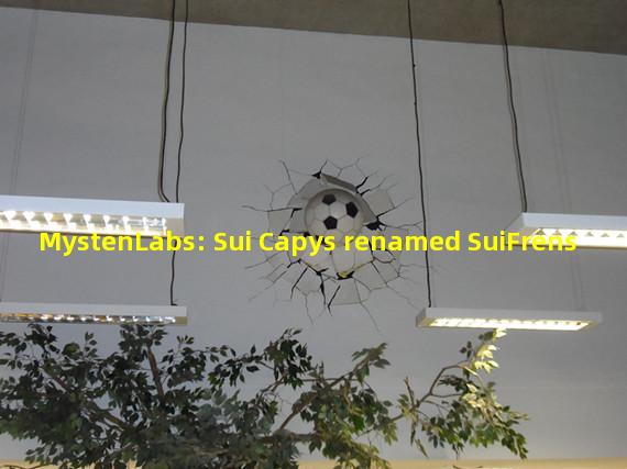 MystenLabs: Sui Capys renamed SuiFrens