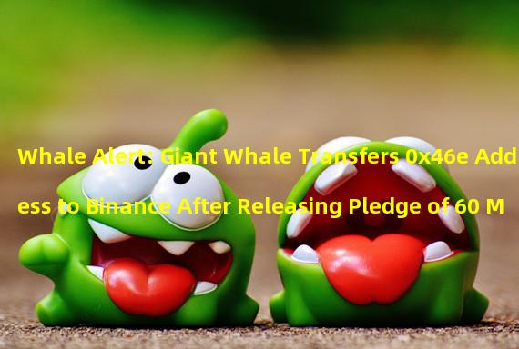 Whale Alert: Giant Whale Transfers 0x46e Address to Binance After Releasing Pledge of 60 Million MATICs