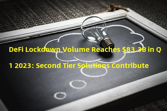 DeFi Lockdown Volume Reaches $83.3B in Q1 2023: Second Tier Solutions Contribute