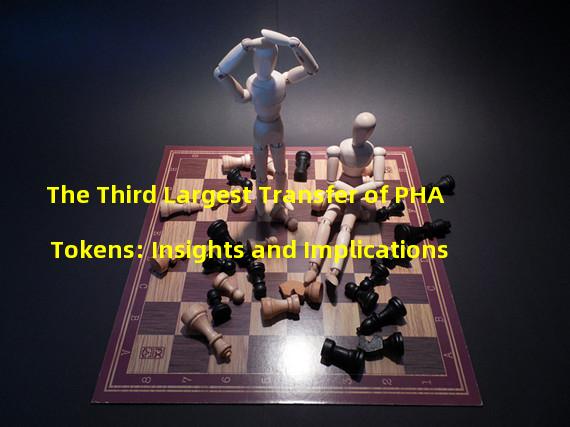 The Third Largest Transfer of PHA Tokens: Insights and Implications