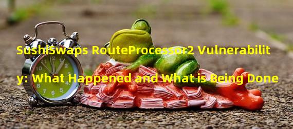 SushiSwaps RouteProcessor2 Vulnerability: What Happened and What is Being Done