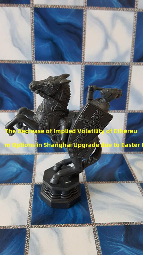 The Decrease of Implied Volatility of Ethereum Options in Shanghai Upgrade due to Easter Holiday