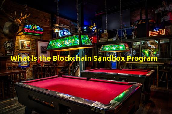 What is the Blockchain Sandbox Program