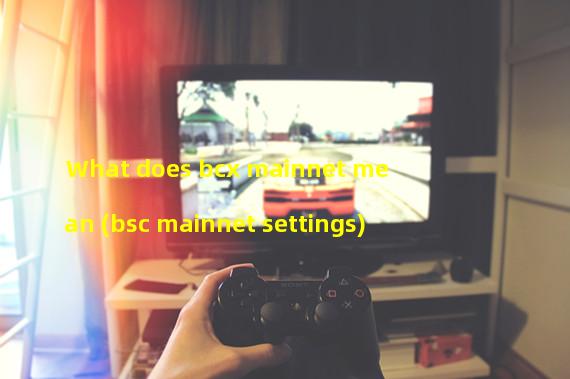 What does bcx mainnet mean (bsc mainnet settings)